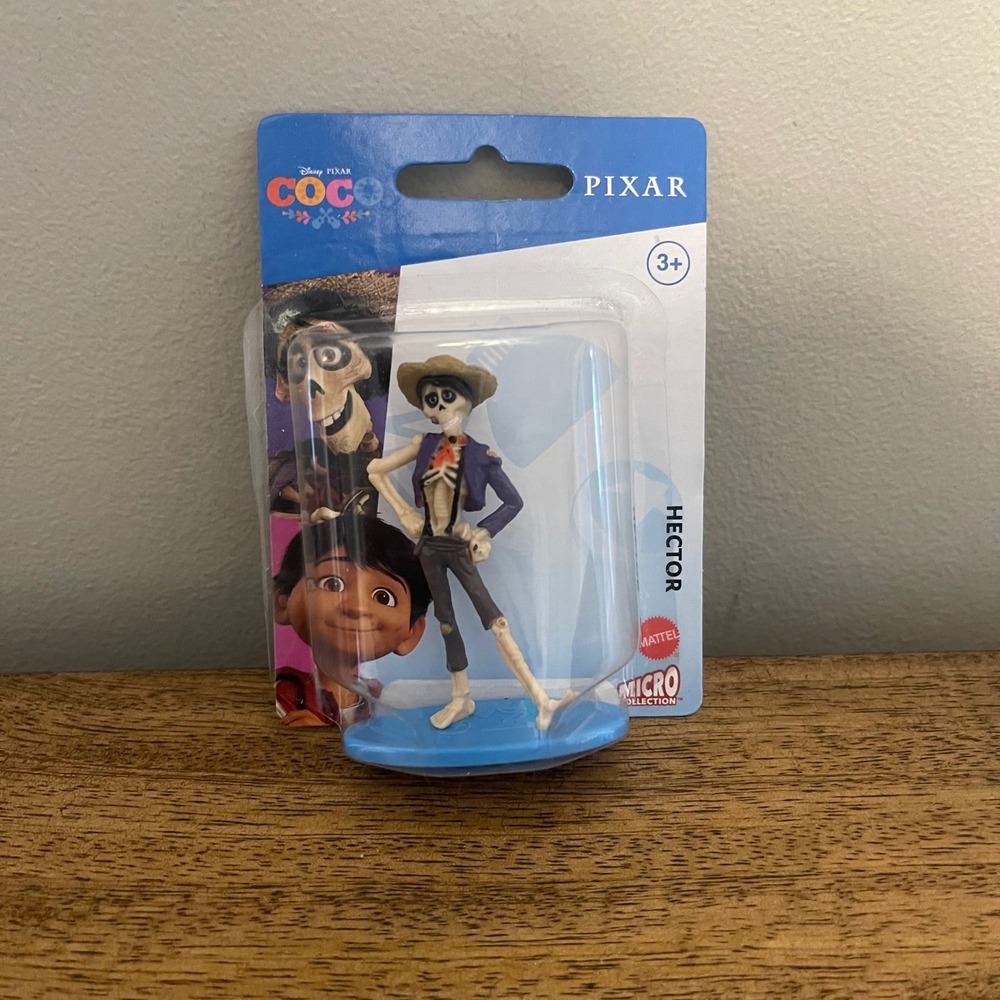New Mattel Kids 2 Inch Figure Hector Coco Micro Collection Purple Skeleton HDX73
